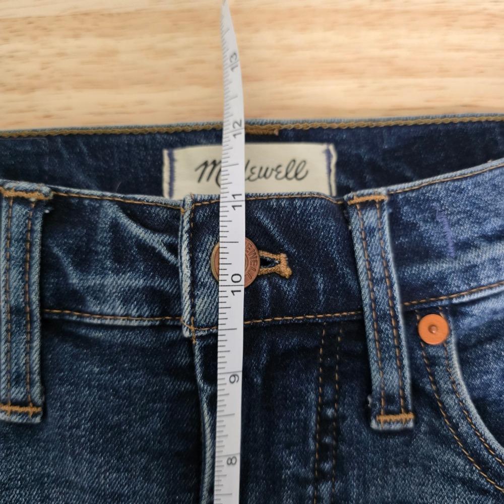 Madewell The Perfect Vintage Jean  Women's‎ Size 25 Dark Wash High Rise - Picture 7 of 10